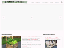 Tablet Screenshot of brimfieldshed.com